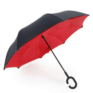 Umbrella Reverse Windproof Folding Double Layer Umbrellas Stand Inside Sunny and Rainy Men and Women