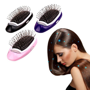 Portable Electric Hairbrush Ions Hair Brush