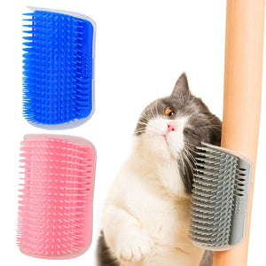 Wall Corner Cat Grooming & Massage Comb