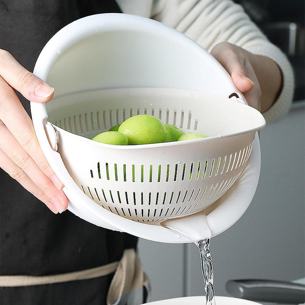 BTGUY Kitchen Drain Basket Bowl Vegetable Fruit Washing Storage