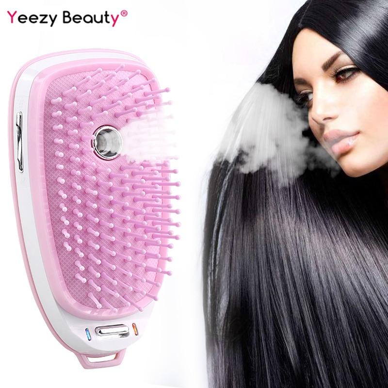 Portable Electric Hairbrush Comb Brush Styling Vibration Hair